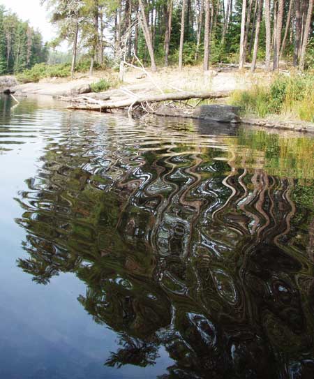 Portage to Lake Four