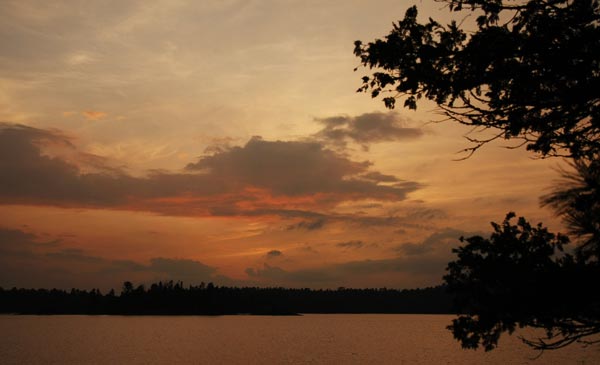 Lake Insula sunset
