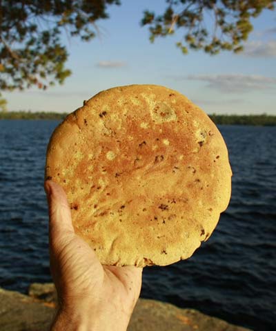 Blueberry bannock side A