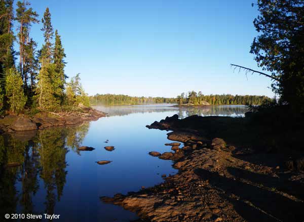 Lake Insula shoreline