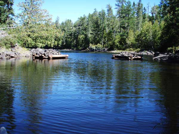 Hudson Lake piers